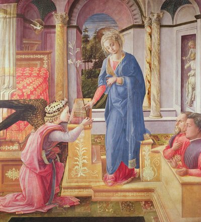 The Annunciation by Fra Filippo Lippi